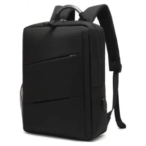 15.6 inches Multi-functional High Quality laptop backpack - Black
