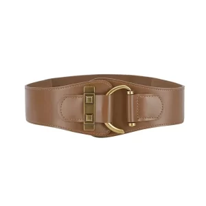 Close My Cart No products in the cart. RETURN TO SHOP  Close Wishlist Close Elastic Corset Faux Leather Belt with Bronze Gold Hook Buckle - Brown