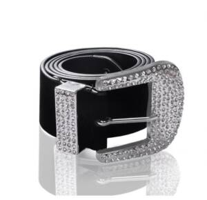 Studded Buckle Waist Chain Belt