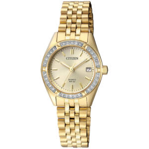 CITIZEN EU6062-50P WOMEN’S QUARTZ GOLD BRACELET SMALL WATCH