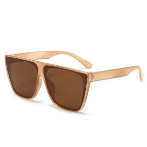 Anti-ultraviolet Square Unisex Sunglasses – Brown