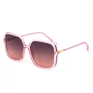UV400 Big Frame Gradient Women Sun Glasses – Pink