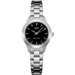 CASIO WOMEN’S ANALOG BLACK DIAL QUARTZ SMALL WATCH  LTP-1128A-1ARDF