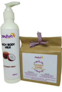 Zaytun Coconut Milk and Candy body lotion
