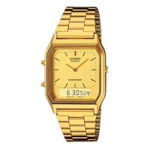 CASIO UNISEX CASUAL VINTAGE GOLD WATCH