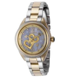 INVICTA WOMEN’S ANGEL MOTHER OF PEARL DIAL TWO-TONE BRACELET WATCH