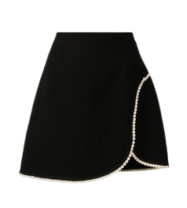 Luxury embellished mini skirts