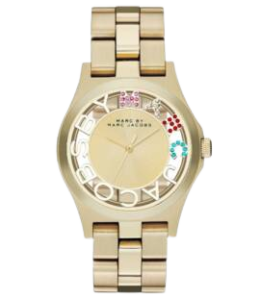 MARC JACOBS HENRY SKELETON GOLD LADIES WATCH MBM3263