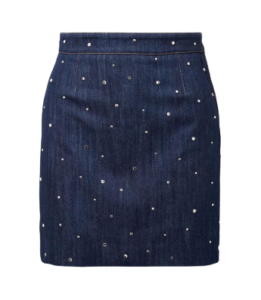sudded luxury mini skirt