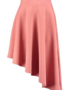 Asymmetrical flare skirt