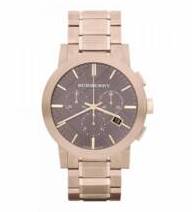 BURBERRY BU9353 ROSE GOLD PLATED STAINLESS STEEL WATCH WITH TAUPE DIAL FOR LADIES