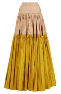 Maxi asymmetrical skirt