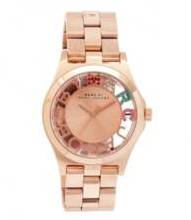 MARC JACOBS HENRY SKELETON ROSEGOLD LADIES WATCH MBM3264