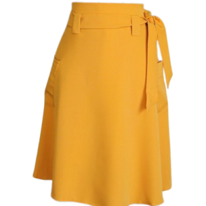 Flare midi skirt