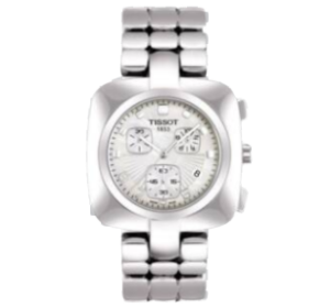 TISSOT ODACI-T MOTHER OF PEARL CHRONOGRAPH LADIES T020.317.11.117.00 LUXURY WATCH