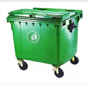 1100 Litres Mammoth Waste Bins With 4 Wheels And Cover