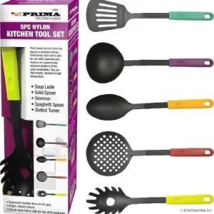 Prima 5pc Nylon Kitchen Tool Set