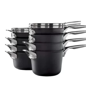 Premier 12-piece Hard Anodized Space Saving Cookware