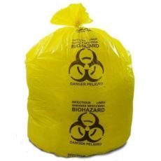 BIOHAZARD Strong Disposal bags Yellow x100pcs