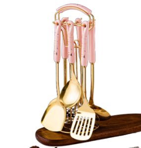 Stainless Steel Anti-rust Cooking Spoons-6Pieces