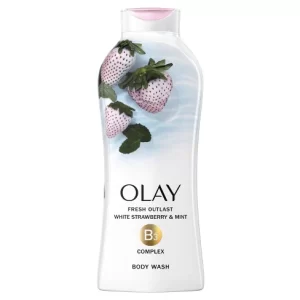 Fresh Outlast White Strawberry & Mint Body Wash 650ml