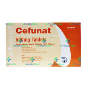 CEFUNAT 500MG TABLET - (CEFUROXIME AXETIL)