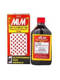 MIM MULTIVITAMIN 30ML SYRUP - (IRON,FOLIC ACID, CALCIUM,THIAMINE)