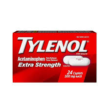 TYLENOL EXTRA STRENGTH 500MG 24TABLET - (ACETAMINOPHEN)