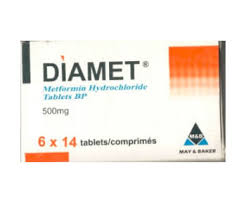 DIAMET METFORMIN 500MG TABLETS - (METFORMIN HCL 500MG)