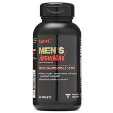 GNC MEN'S ARGINMAX X90CAPLETS - (L-ARGININE, FOLIC ACID, MULTIVITAMINS, ZINC, GINSENG, GIKGO BILOBA)