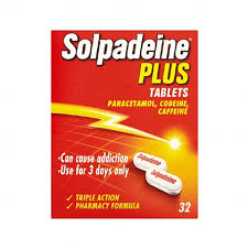 Pain Relief SOLPADEINE PLUS (32TABLET - (PARACETAMOL/CAFFEINE/CODIENE 500/30/8MG)