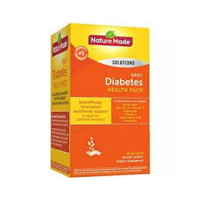 NATURE'S MADE DIABETES HEALTH PACK - (CHROMIUM, GLUCOMANNAN, L-GLUTAMIC ACID, MAGNESIUM, ALHA LIPOIC ACID.)