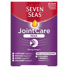 SEVEN SEAS JOINT CARE MAX CAPSULES (30DAYCAPSULES) - (GLUCOSAMINE SULPHATE ,OMEGA 3, COLLAGE, VITAMIN C, VITAMIN D)
