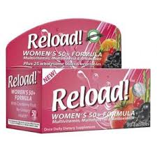 RELOAD WOMEN 50+ 90TABLETS - (MULTIVITAMIN, ANTIOXIDANTS, MINERALS, IRON-SELENIUM, GINSENG,OMEGA 3-6-9)