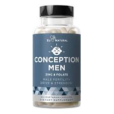 CONCEPTION MEN X60 VEG CAPSULES - (VITAMIN C, NAICIN, VITAMIN B12, MACA, GINSENG, L-GLUTHATIONE)