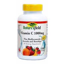 NATURE'S FIELD VITAMIN C 1000MG X30TABLETS - (VITAMIN C , ROSEHIPS, AND CITRUS BIOFLAVONOIDS)