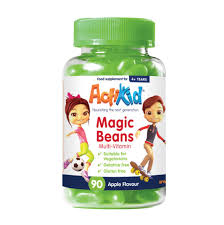 ACTIKID MAGIC BEANS APPLE FLAVOUR BY 90 TABLETS PACK OF 3 - (MULTIVITAMINS AND MINERALS)