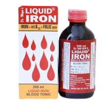 DR MEYER'S LIQUID IRON 200ML SYRUP (SET OF 10) - (IRON, FOLIC ACID, VITAMIN B12)