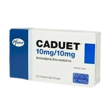 CADUET 10/10MG TABLETS - (ATORVASTATIN/ AMLODIPINE)