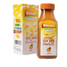 BIOSEA ORANGE FLAVOURED 220ML SYRUP - (COD LIVER OIL, OMEGA 3)