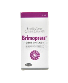 BRIMOPRESS 5ML EYE DROP - (BRIMONIDINE TARTRATE)